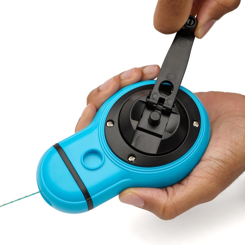 Ox Pro Compact Chalk Reel with Kevlar Reinforced Line - 6 to 1 Gear Ratio with 100 Foot Line - Image 4